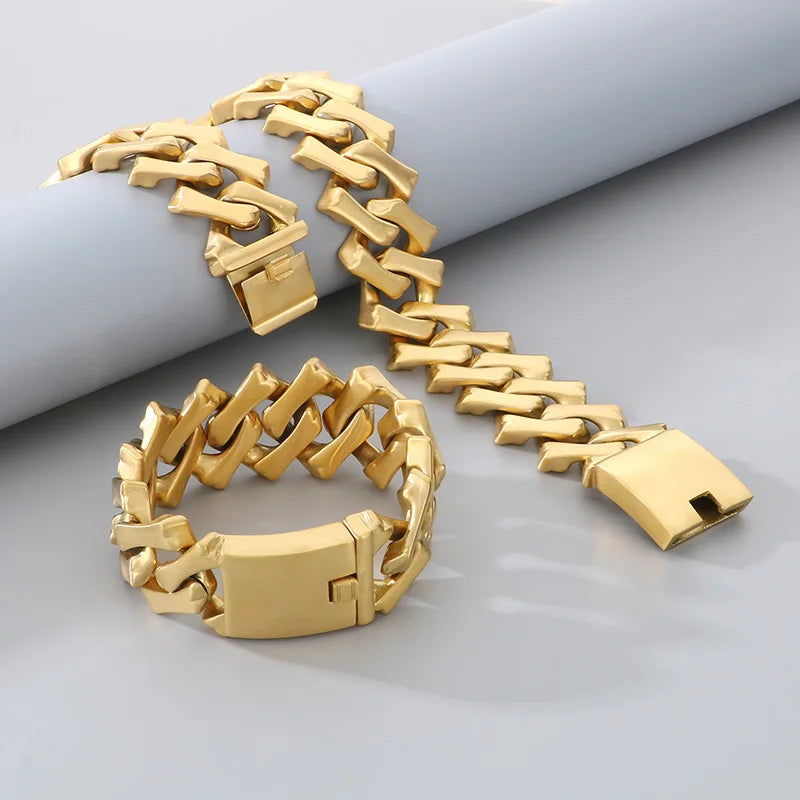 Ferrosé | 316L Stainless Steel | 32mm Bold Chain Set