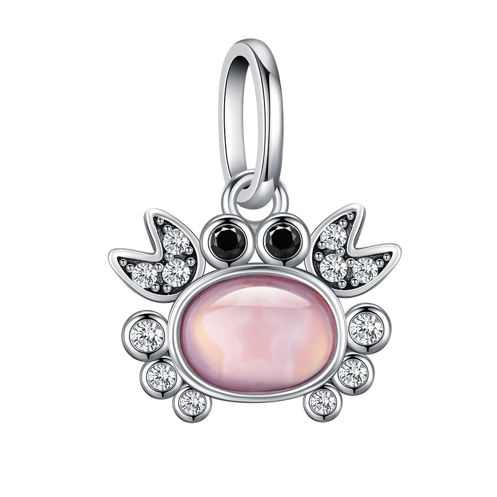 Maris Charm | Sterling Silver Crab Pendant