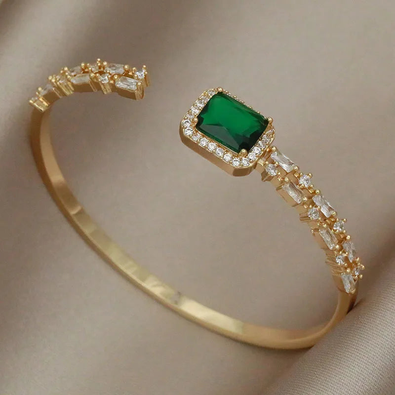 VELARA Bangle | Gold Jewelry | Letter V Cuff Design
