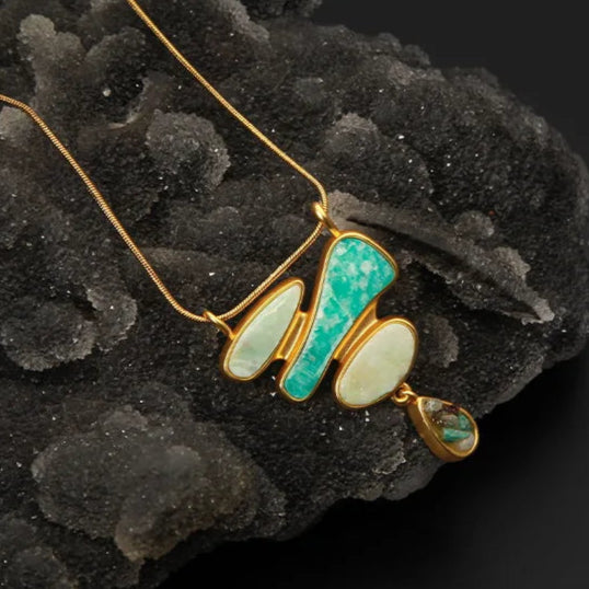 Artévara | Gold-Plated | Natural Gemstone
