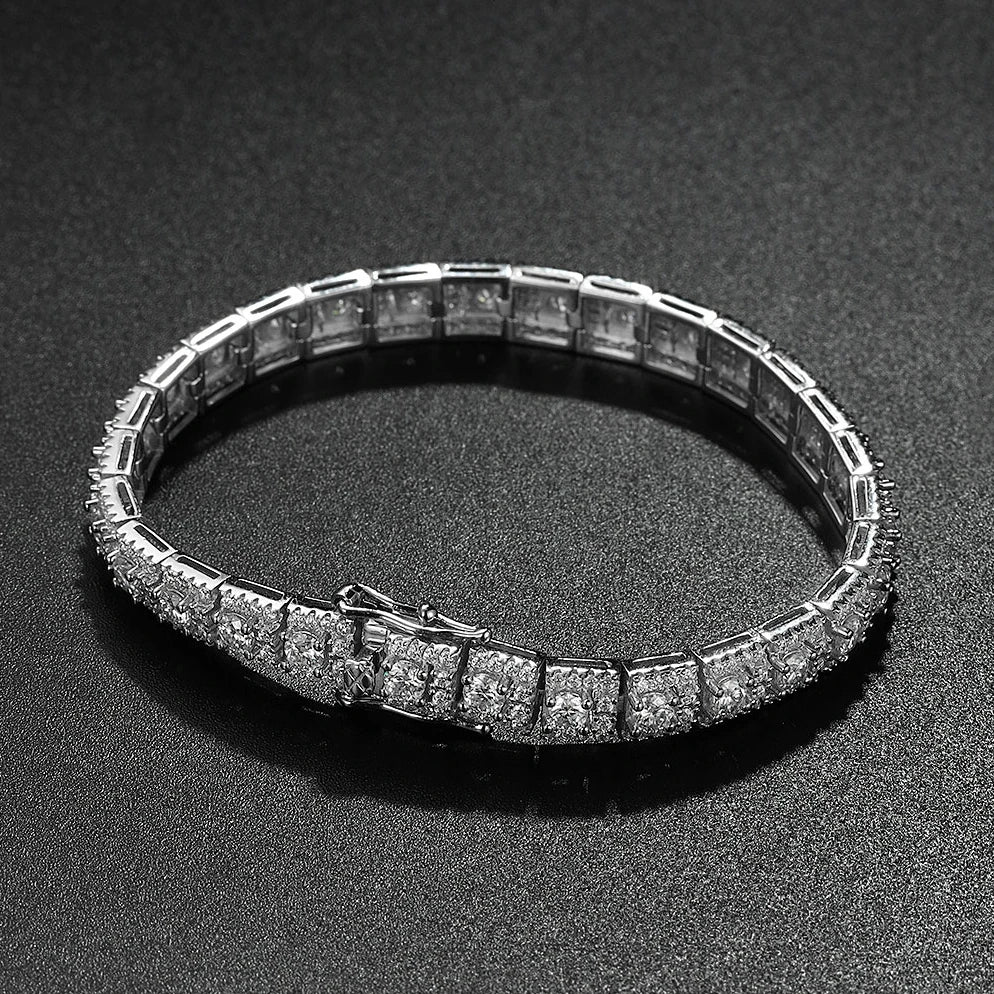 Lumora Tennis | 925 Gümüş | Tam Moissanite