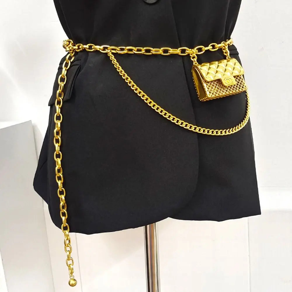 Chânelis | Bold Golden Waist Chain