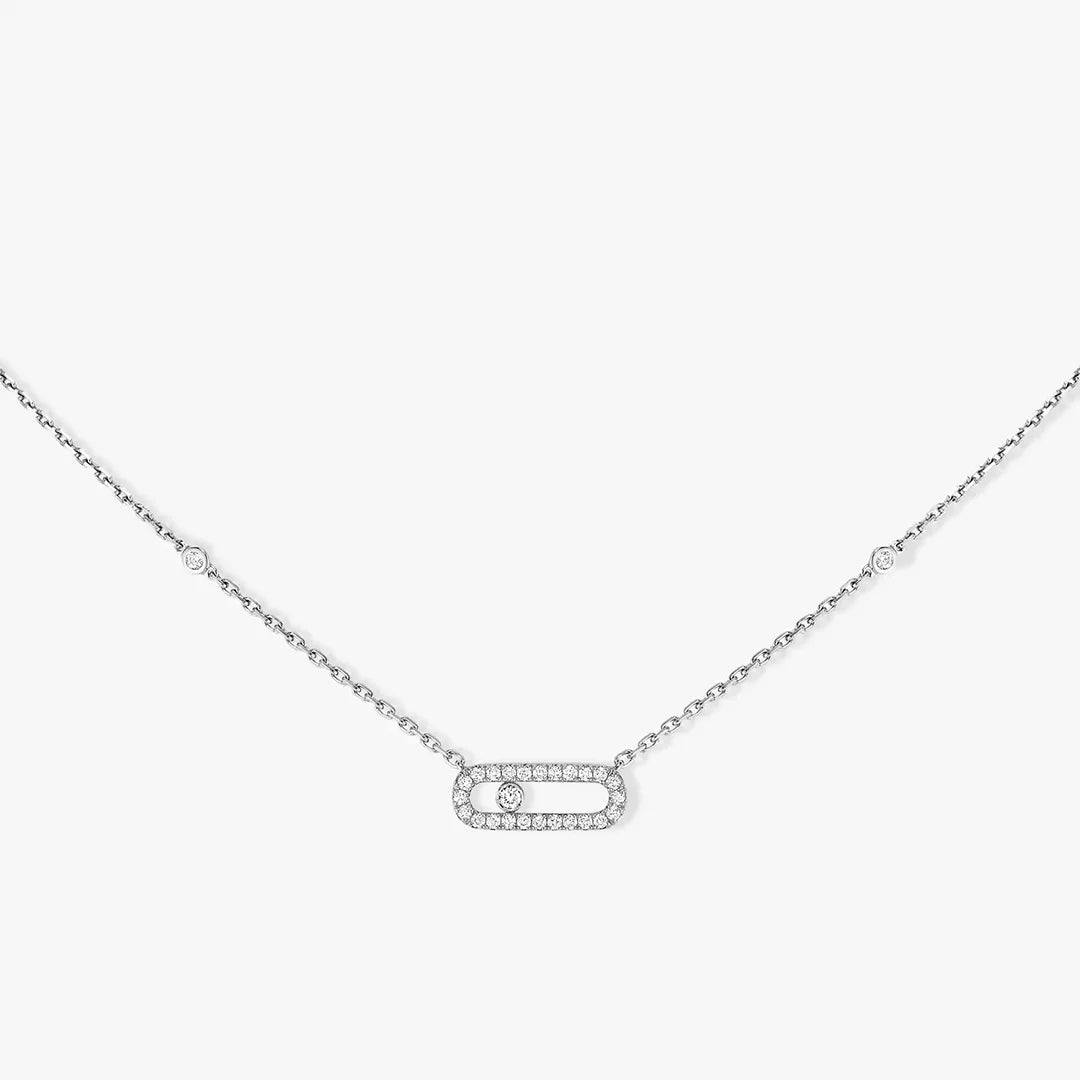 Oval Spark | 18K Gold-Plated | Zircon Necklace