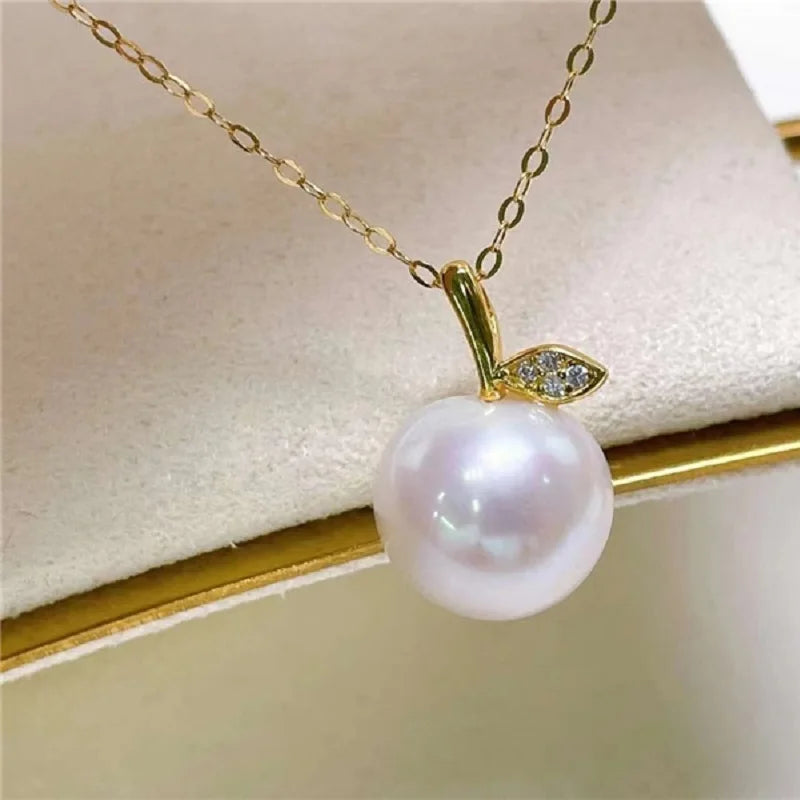 Aurélisia | White Akoya Pearl | Apple Elegance