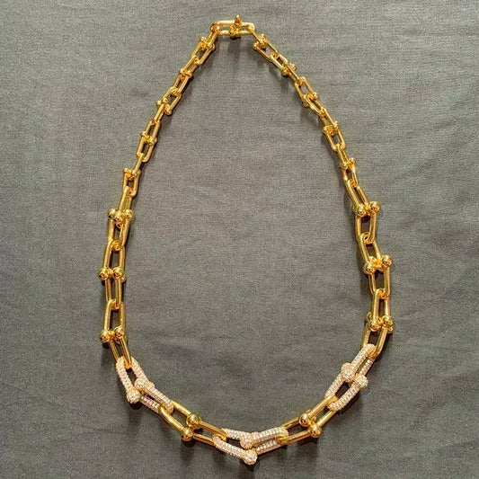 LOCKFIRE | 925 Silver | Yellow Gold Lock Pendant