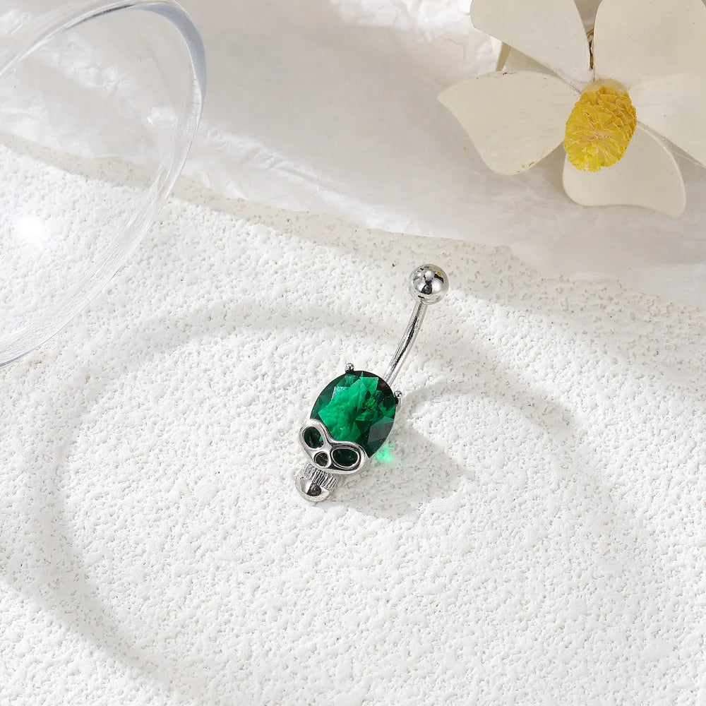 Aurivelle | 29 Crystal Belly Ring Styles