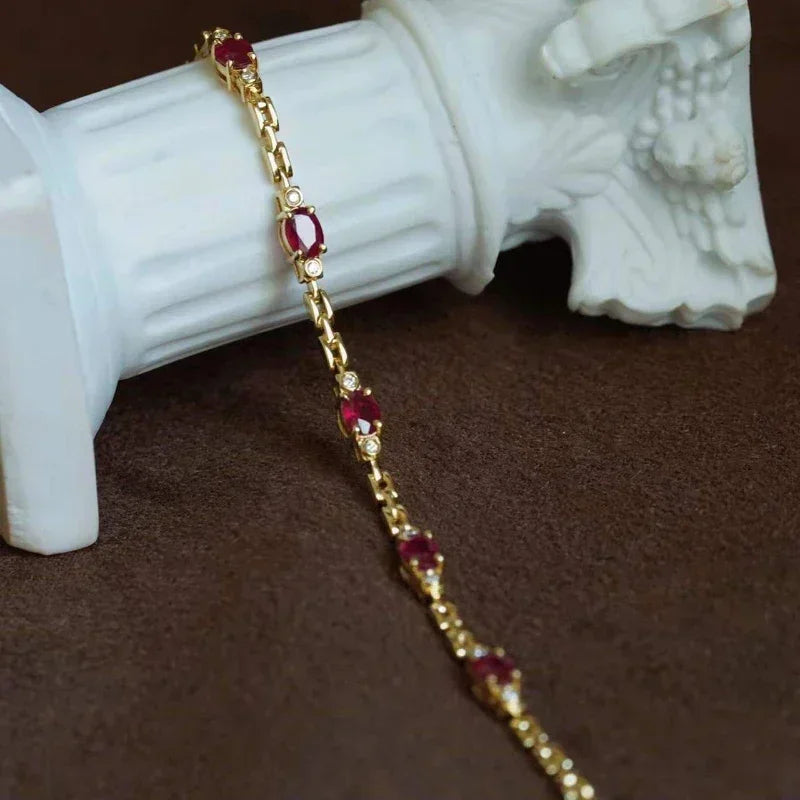 Rubissence | 18K Gold-Plated | Ruby Glow