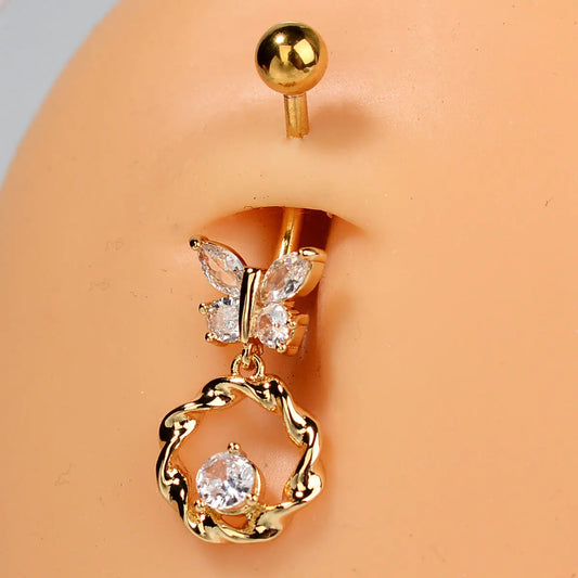 Lunéra | Celestial Crystal Belly Rings
