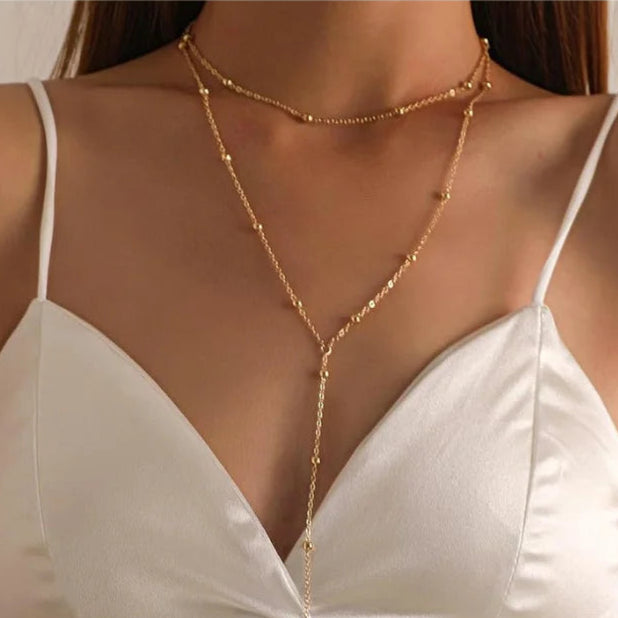 Éloria | Dainty Y-Lariat Elegance