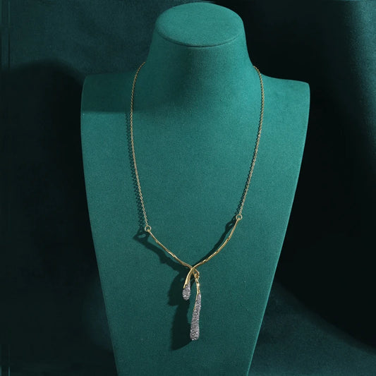 Seraphine Necklace | 18K Gold Jewelry | Branch Pendant Design