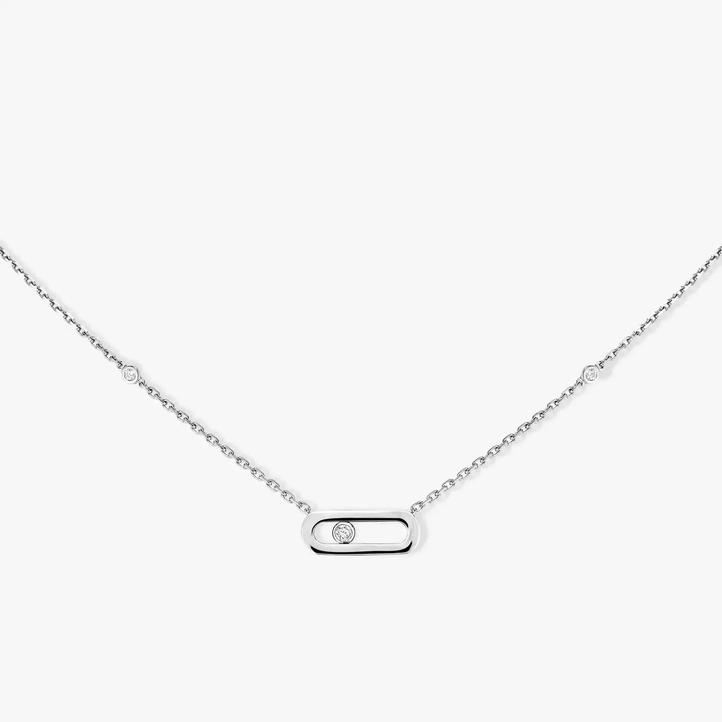 Oval Spark | 18K Gold-Plated | Zircon Necklace
