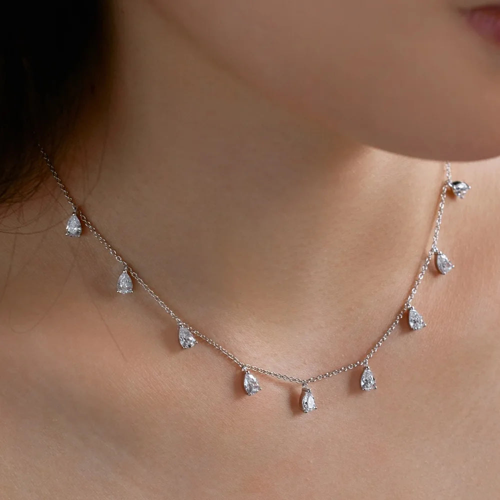 Teardrop Glow | 925 Silver | Zircon Brilliance