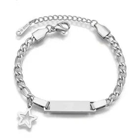 PetitNom | Stainless Steel | Engravable Baby Bracelet