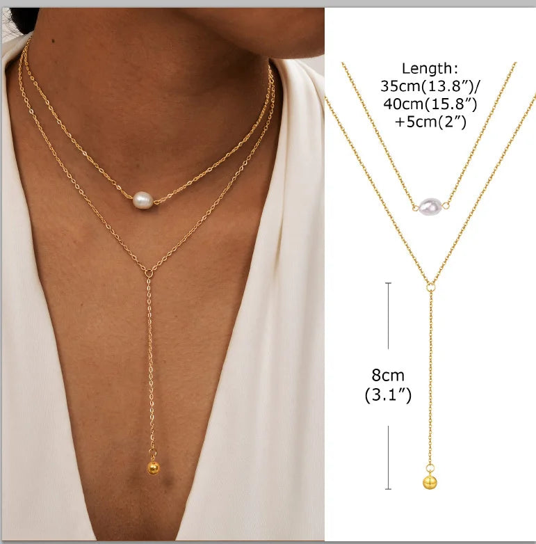 Éloria | Dainty Y-Lariat Elegance