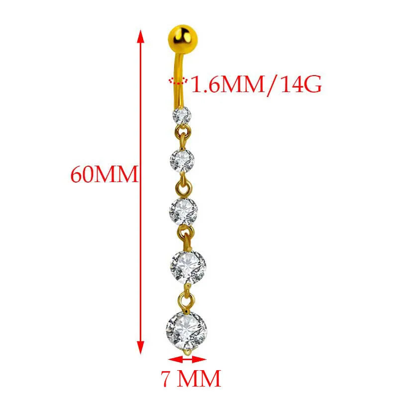Lunéra | Celestial Crystal Belly Rings