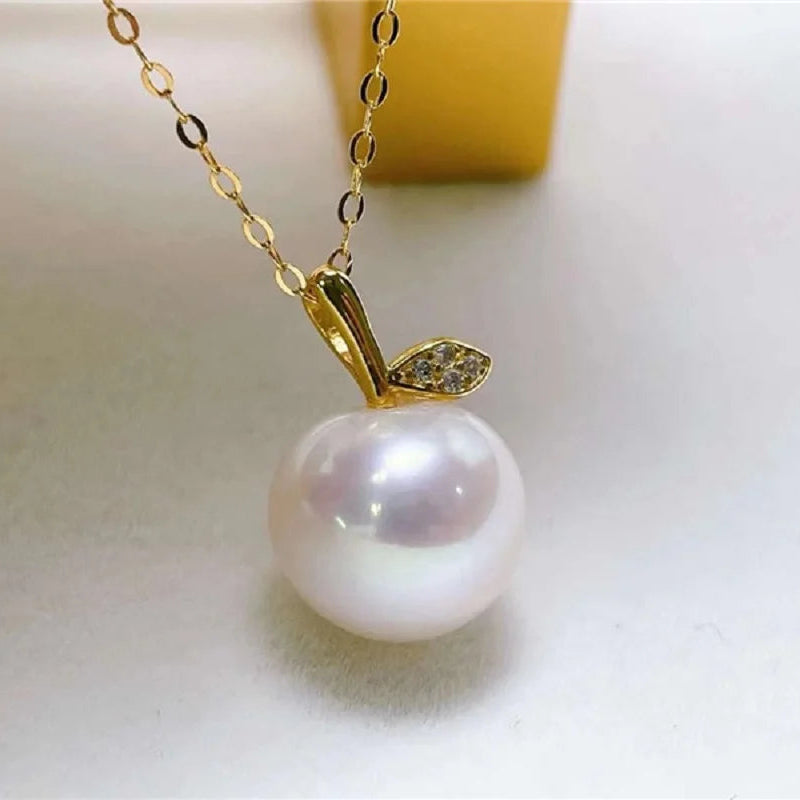 Aurélisia | White Akoya Pearl | Apple Elegance