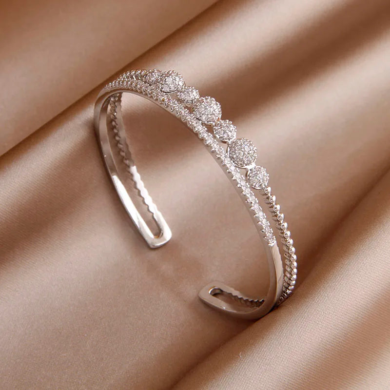 VELARA Bangle | Gold Jewelry | Letter V Cuff Design