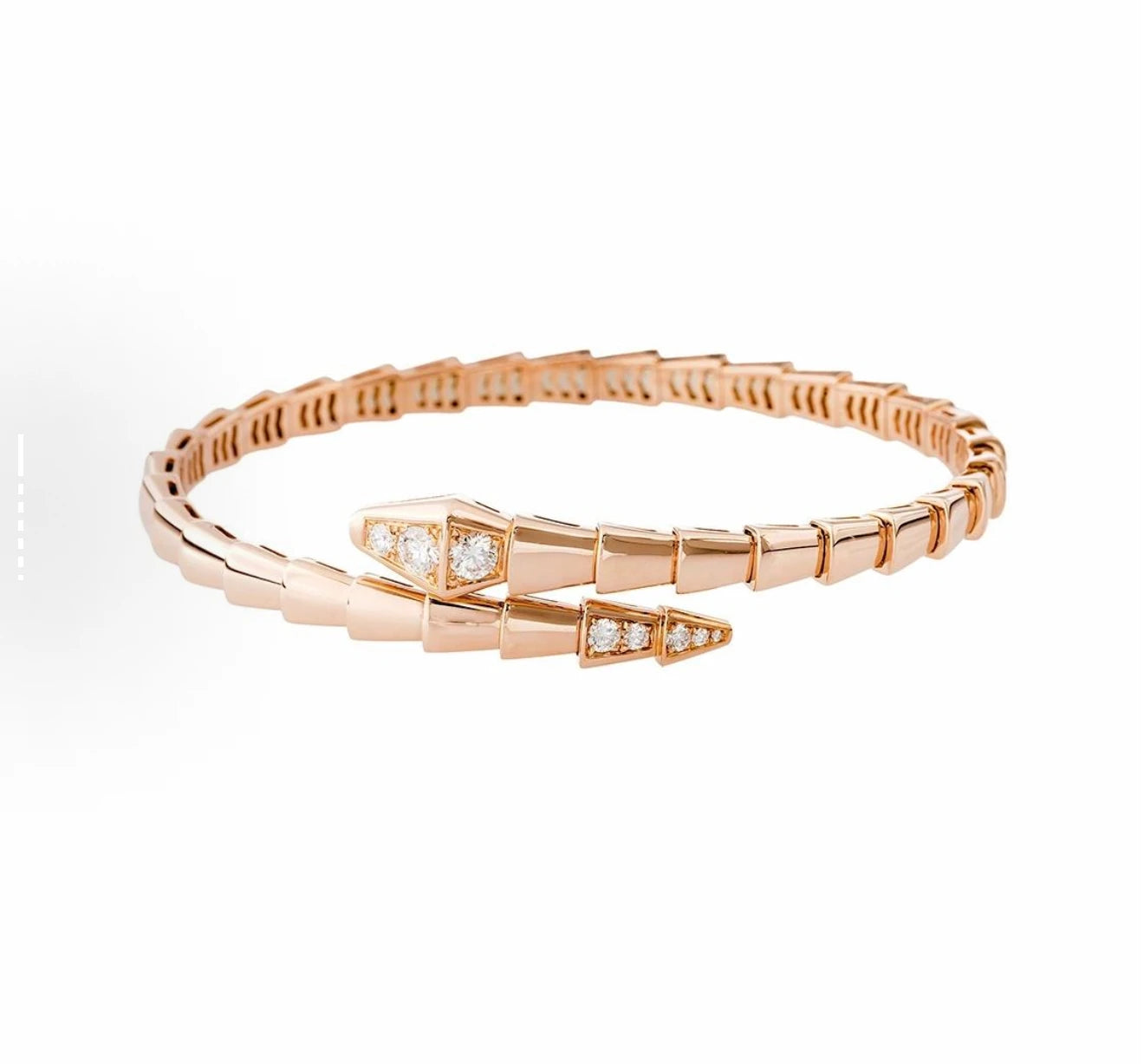 Vibra Serpent Bangle | Rose Gold Jewelry | Snake Design