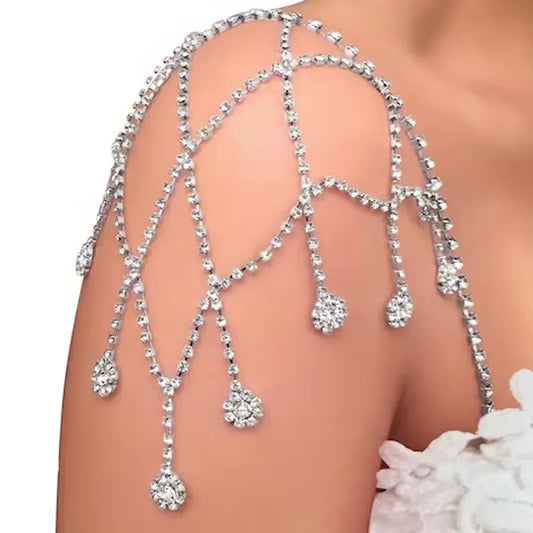 Aurivelle | Cascading Crystal Shoulder Light