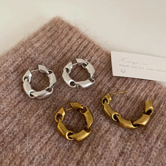 Châinelisse | Vintage Chain Hoops