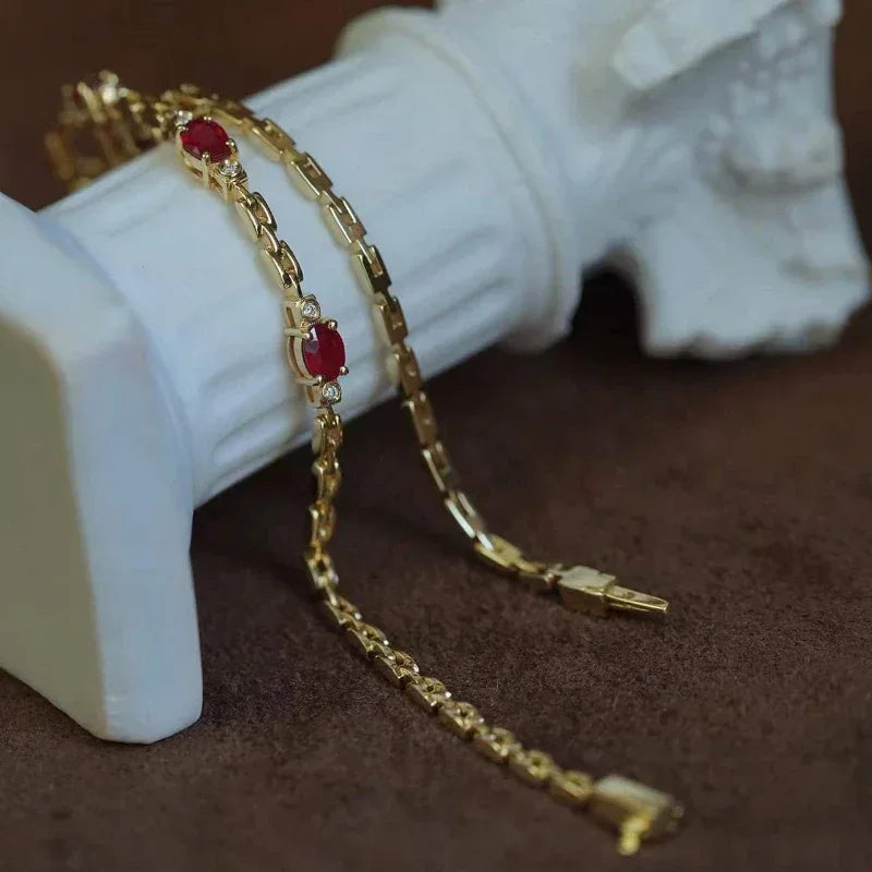 Rubissence | 18K Gold-Plated | Ruby Glow