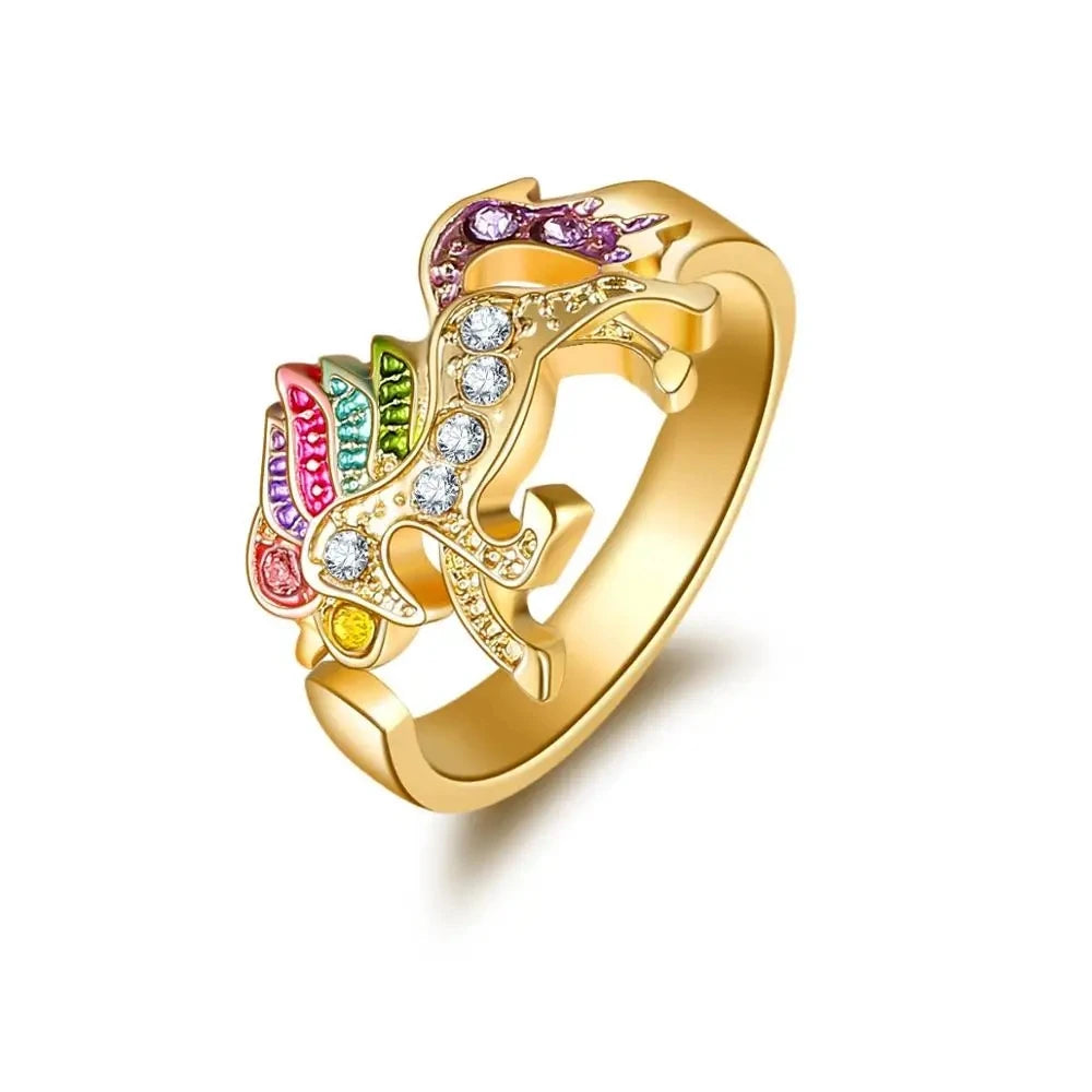 Arcadia Jewelry Set | Unicorn & Rainbow 4-Piece