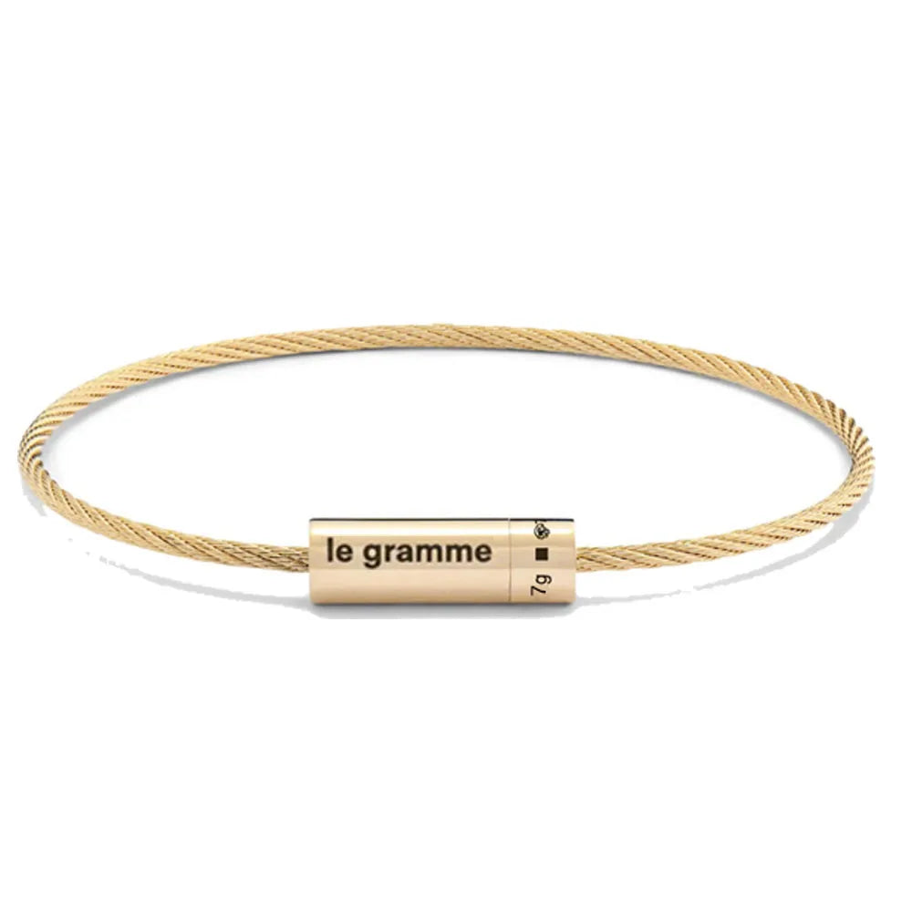 ÉLAN Bracelet — 18K Polished Silver Precision