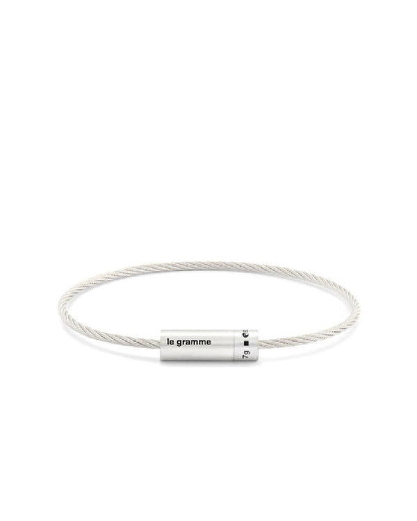 Le Gramme bracelet on a white background with brand name displayed.