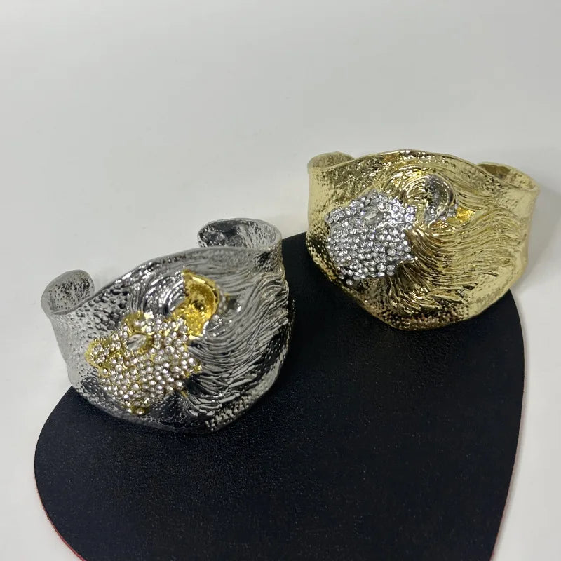 Leontius | Gold & Silver | Lion Head Motif