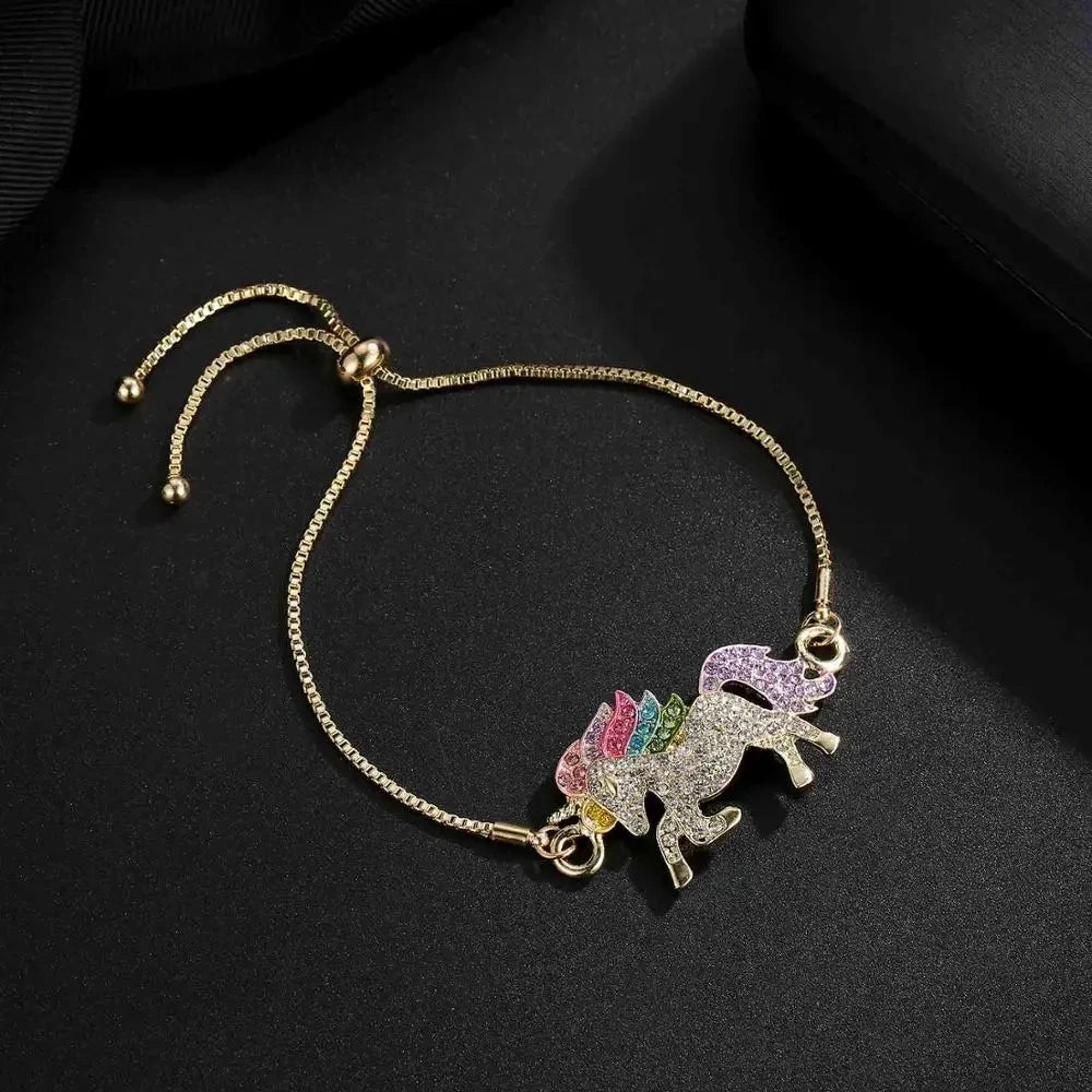 Arcadia Jewelry Set | Unicorn & Rainbow 4-Piece