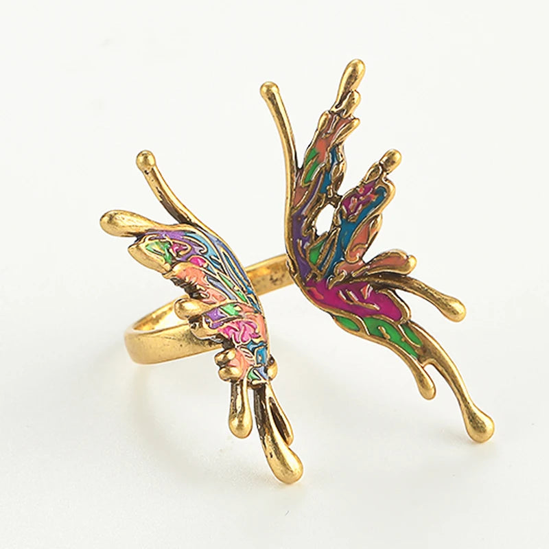 Papilloria | 18K Gold Jewelry | Enamel Butterfly Design