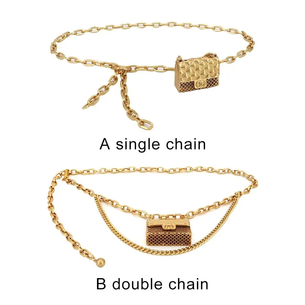 Chânelis | Bold Golden Waist Chain