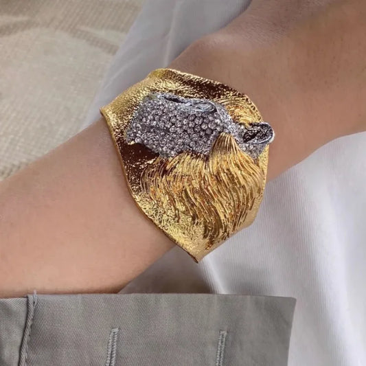 Leontius | Gold & Silver | Lion Head Motif