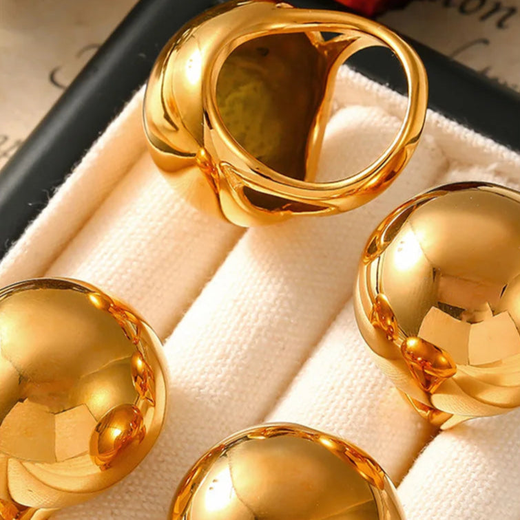 Solara | 18K Gold & Silver | Bold Sphere