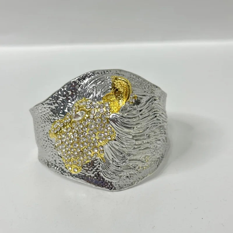 Leontius | Gold & Silver | Lion Head Motif