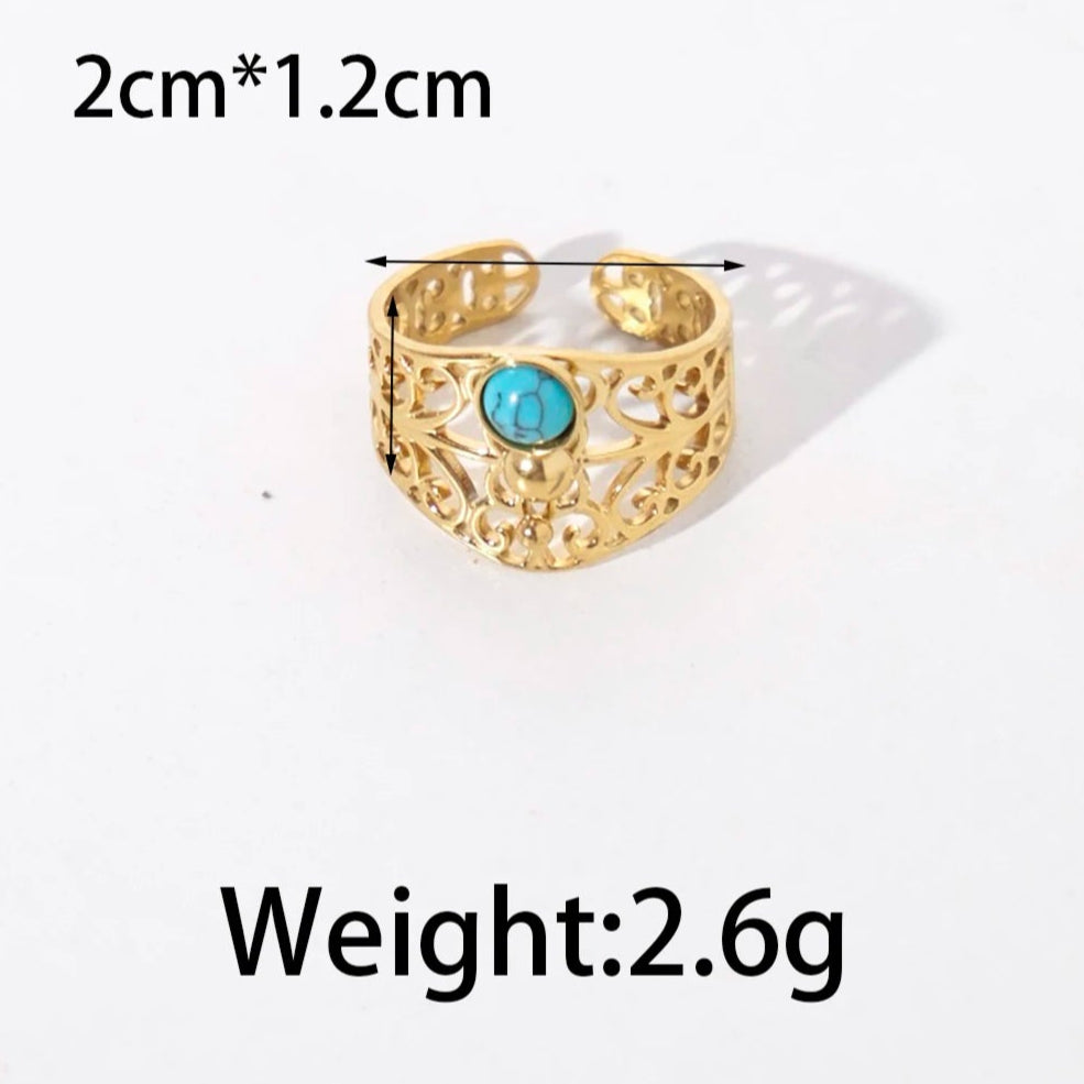 Turévia | Golden Bloom. Timeless Turquoise.