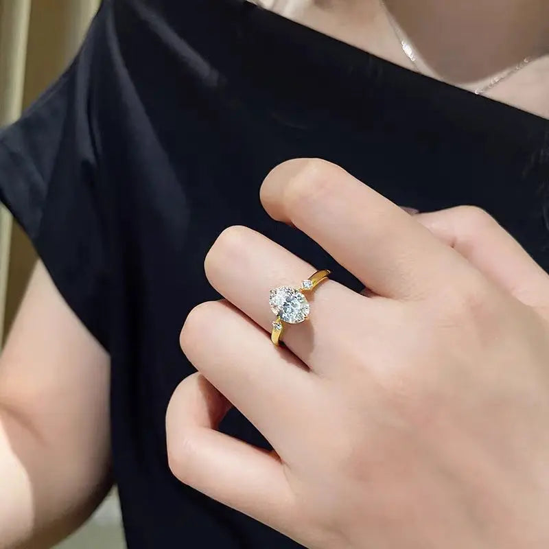 Lunara | 2CT Moissanite | Elmas Işıltı