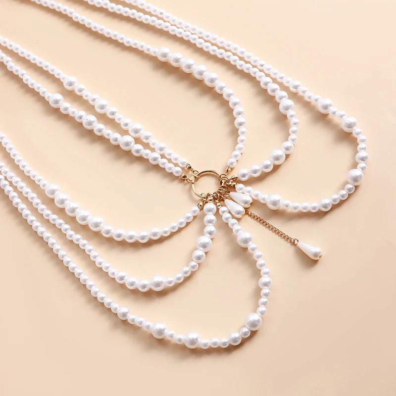Pearlara | Cascading Pearls at the Waist