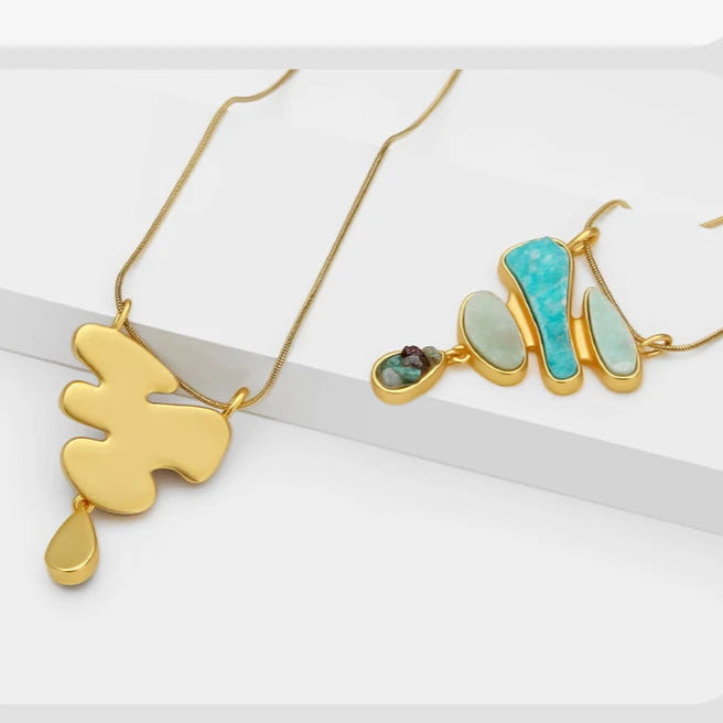 Artévara | Gold-Plated | Natural Gemstone