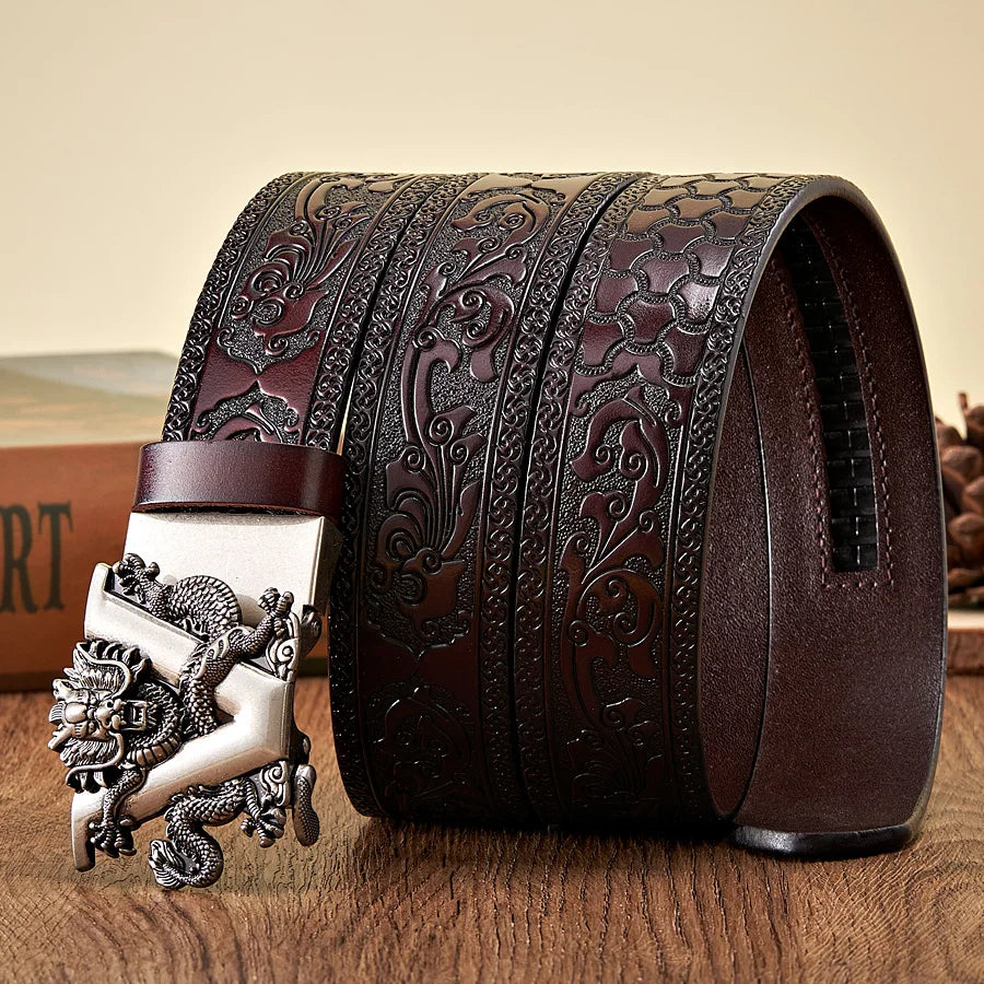 Dracovia | Dragon V Gold Buckle Belt