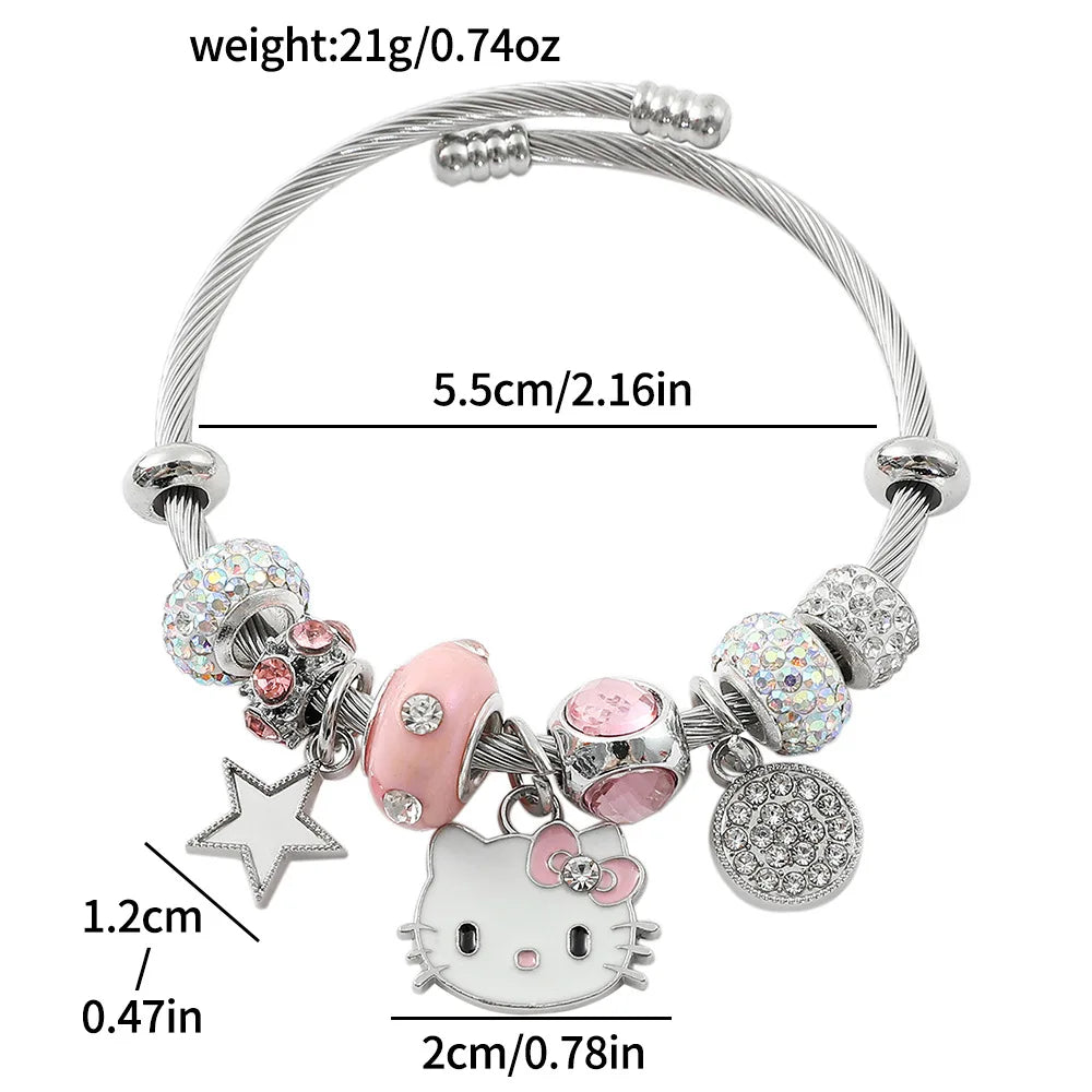 Felina Jewelry Set | Hello Kitty Necklace & Bracelet
