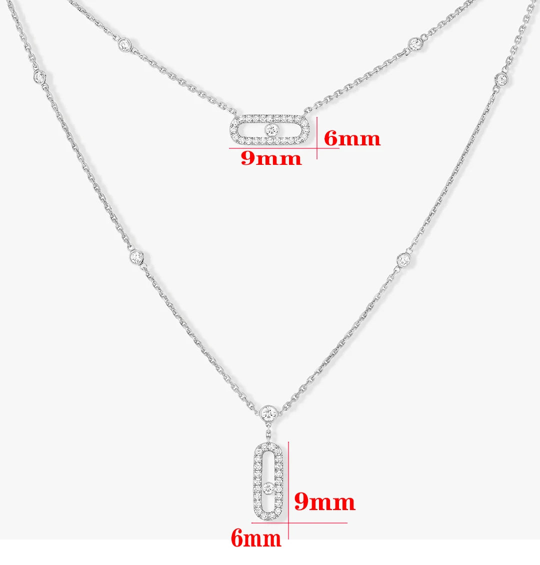 Duo Gleam | 18K Gold-Plated | Layered Necklace