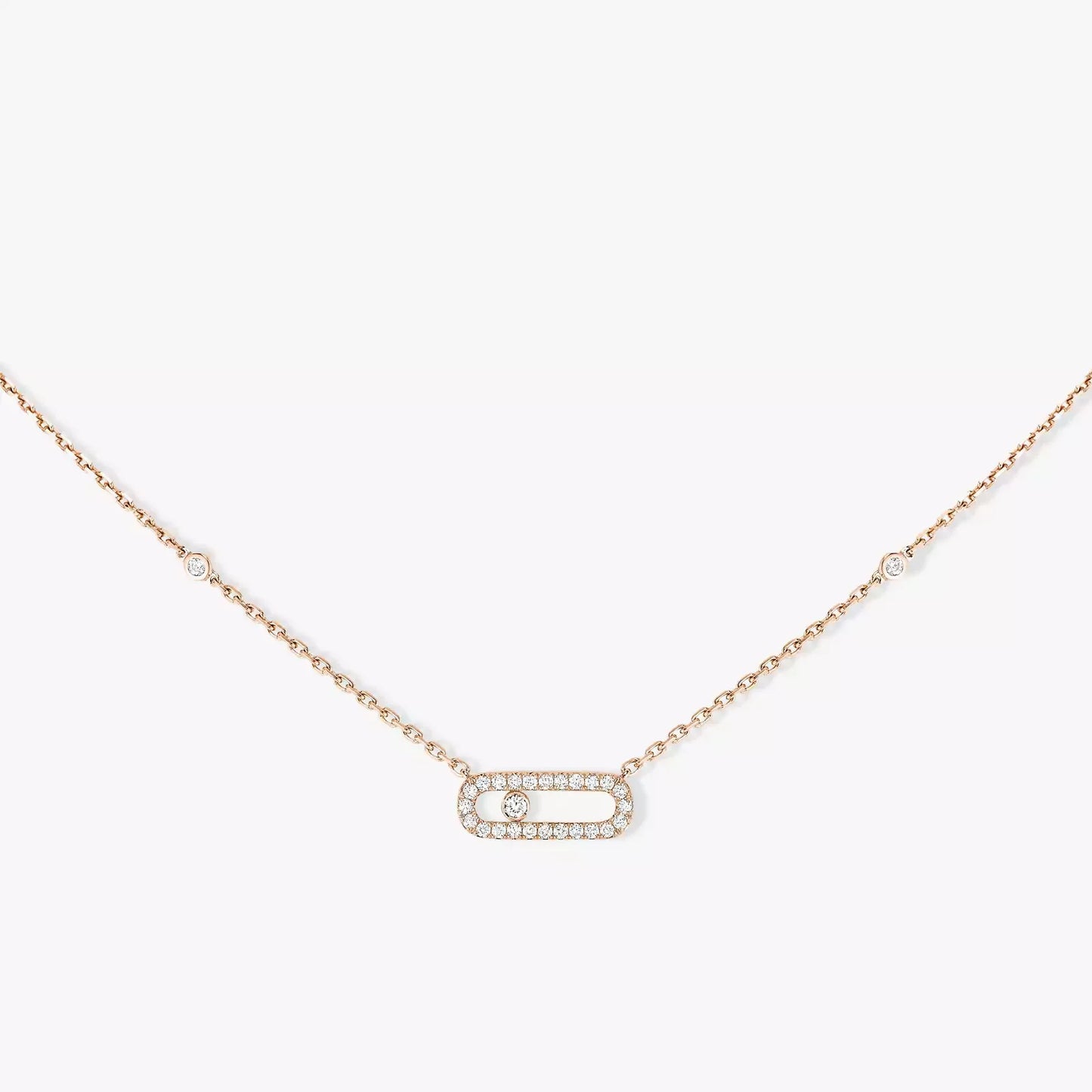 Oval Spark | 18K Gold-Plated | Zircon Necklace