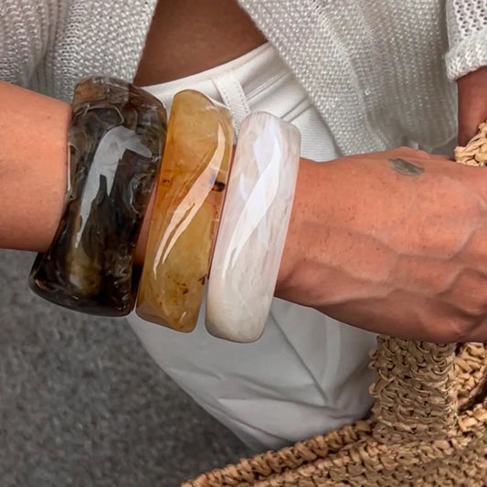 Marbélis — Retro Statement Bangle