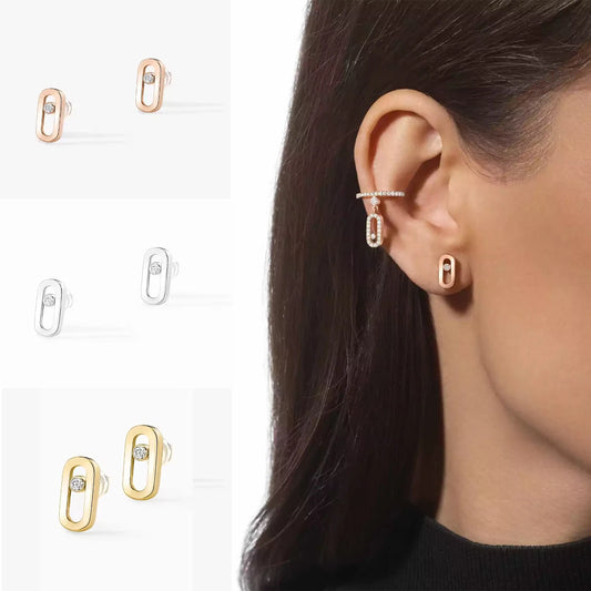 Virellia Earrings | 925 Silver Jewelry | Mobile Zircon Design