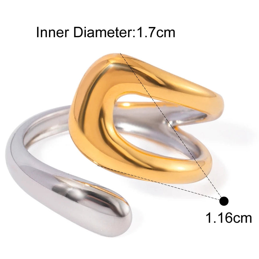 Aurevia | Sculpted Flow Rings