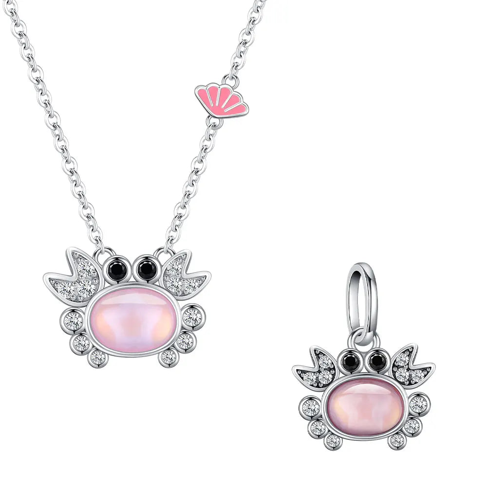 Maris Charm | Sterling Silver Crab Pendant