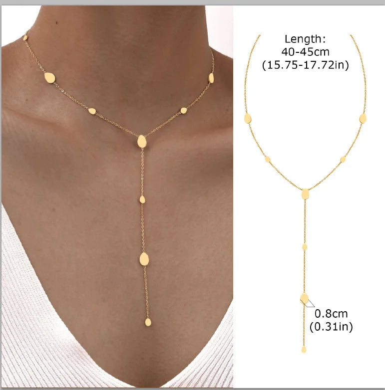 Éloria | Dainty Y-Lariat Elegance