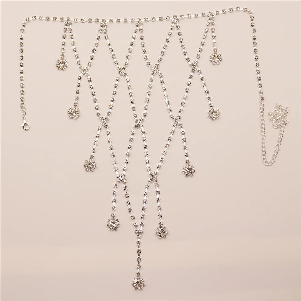 Aurivelle | Cascading Crystal Shoulder Light