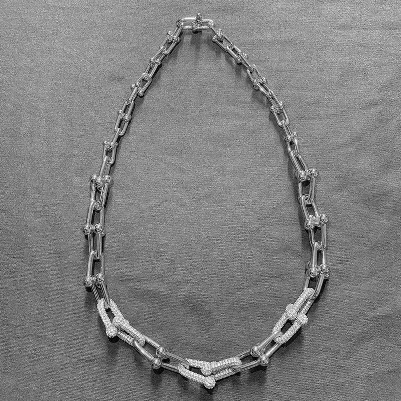 LOCKFIRE | 925 Silver | Yellow Gold Lock Pendant